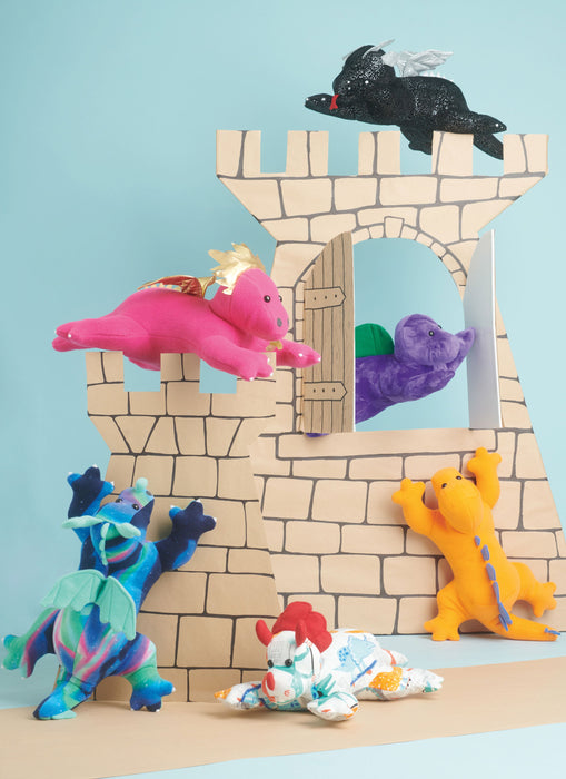 Simplicity Sewing Pattern 9876 Plush Dinosaurs and Dragons from Jaycotts Sewing Supplies