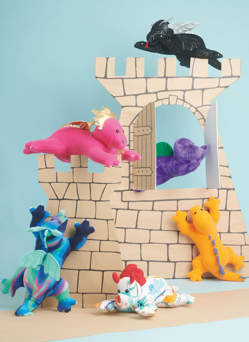 Simplicity Sewing Pattern 9876 Plush Dinosaurs and Dragons from Jaycotts Sewing Supplies