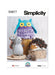 Simplicity Sewing Pattern 9877 Plush Animals from Jaycotts Sewing Supplies