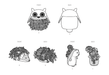 Simplicity Sewing Pattern 9877 Plush Animals from Jaycotts Sewing Supplies
