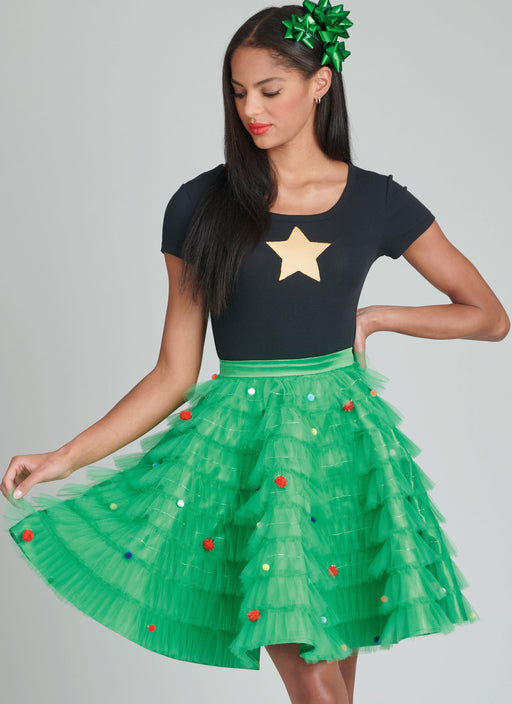 Simplicity Sewing Pattern 9879 Holiday Skirts, Collar and Appliques from Jaycotts Sewing Supplies