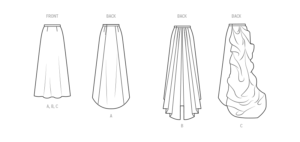 Simplicity Sewing Pattern 9881 Misses' Skirts from Jaycotts Sewing Supplies