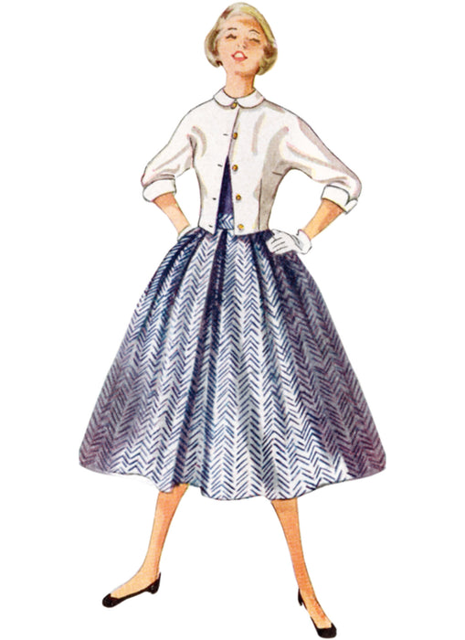 Simplicity Sewing Pattern 9882 Misses' 50's Skirt and Jacket from Jaycotts Sewing Supplies