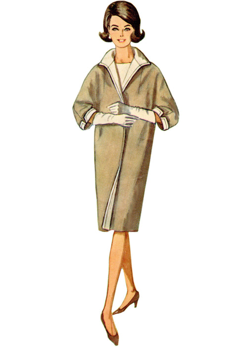Simplicity Sewing Pattern 9883 Misses' 60's Reversible Coat from Jaycotts Sewing Supplies