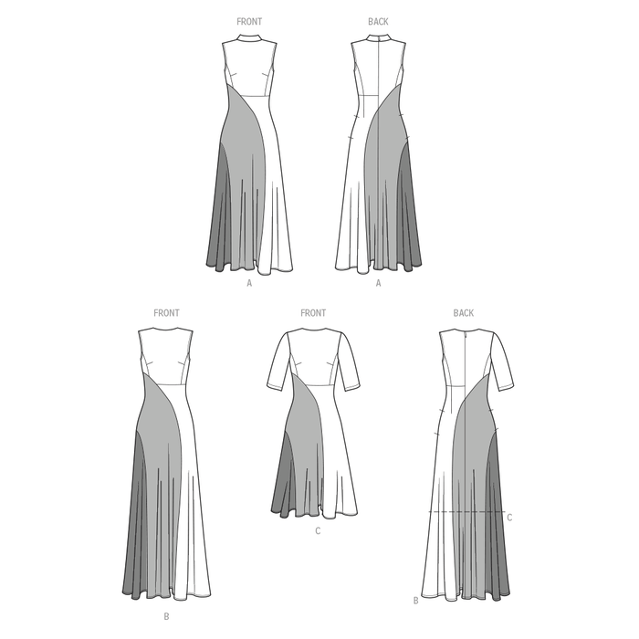 Simplicity Sewing Pattern 9886 Dress with Length Variations from Jaycotts Sewing Supplies