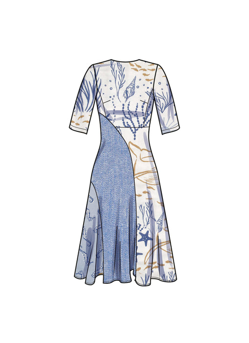 Simplicity Sewing Pattern 9886 Dress with Length Variations from Jaycotts Sewing Supplies