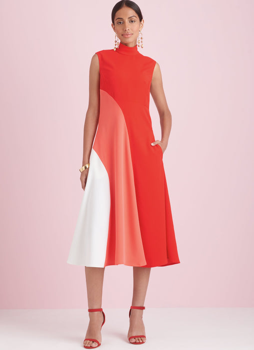 Simplicity Sewing Pattern 9886 Dress with Length Variations from Jaycotts Sewing Supplies