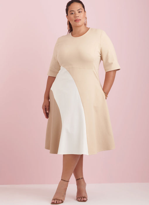 Simplicity Sewing Pattern 9887 Dress with Length Variations from Jaycotts Sewing Supplies