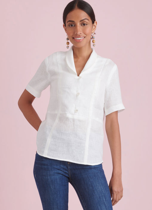 Simplicity Sewing Pattern 9889 Misses' Tops from Jaycotts Sewing Supplies