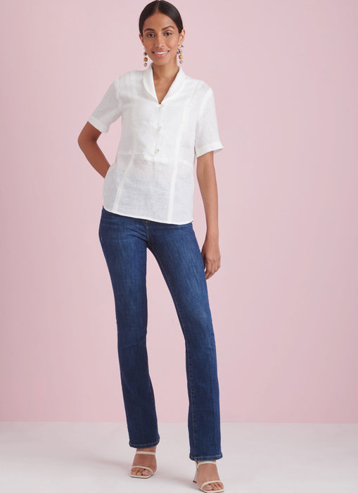 Simplicity Sewing Pattern 9889 Misses' Tops from Jaycotts Sewing Supplies