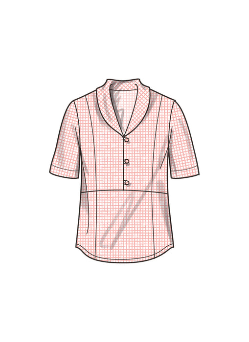 Simplicity Sewing Pattern 9889 Misses' Tops from Jaycotts Sewing Supplies