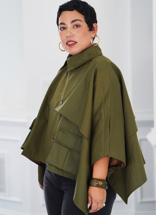 Simplicity Sewing Pattern 9893 Misses' Cape By Mimi G Style from Jaycotts Sewing Supplies