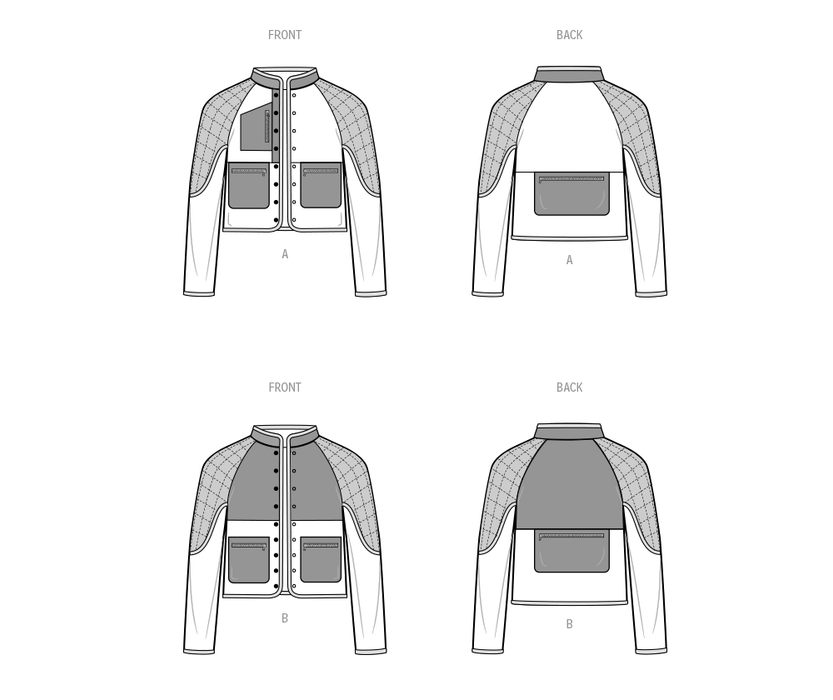 Simplicity Sewing Pattern 9896 Unisex Jacket In Two Lengths from Jaycotts Sewing Supplies