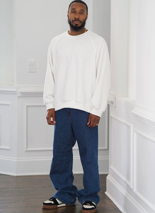 Simplicity Sewing Pattern 9897 Unisex Sweatshirt By Norris Danta Ford from Jaycotts Sewing Supplies