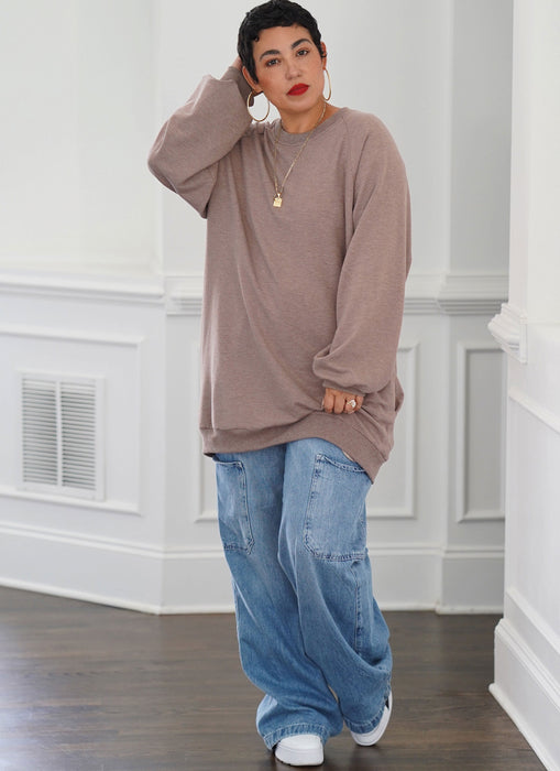 Simplicity Sewing Pattern 9897 Unisex Sweatshirt By Norris Danta Ford from Jaycotts Sewing Supplies