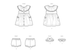 Simplicity Sewing Pattern 9898 Babies' Dress, Panty and Headband from Jaycotts Sewing Supplies