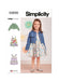 Simplicity Sewing Pattern 9899 Toddlers' Jacket and Dresses from Jaycotts Sewing Supplies