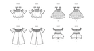 Simplicity Sewing Pattern 9904 18" Doll Clothes By Carla Reiss Design from Jaycotts Sewing Supplies