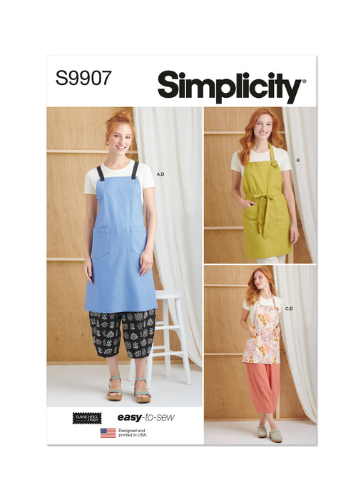 Simplicity Sewing Pattern 9907 Misses' Aprons and Pants By Elaine Heigl Designs from Jaycotts Sewing Supplies