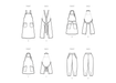 Simplicity Sewing Pattern 9907 Misses' Aprons and Pants By Elaine Heigl Designs from Jaycotts Sewing Supplies