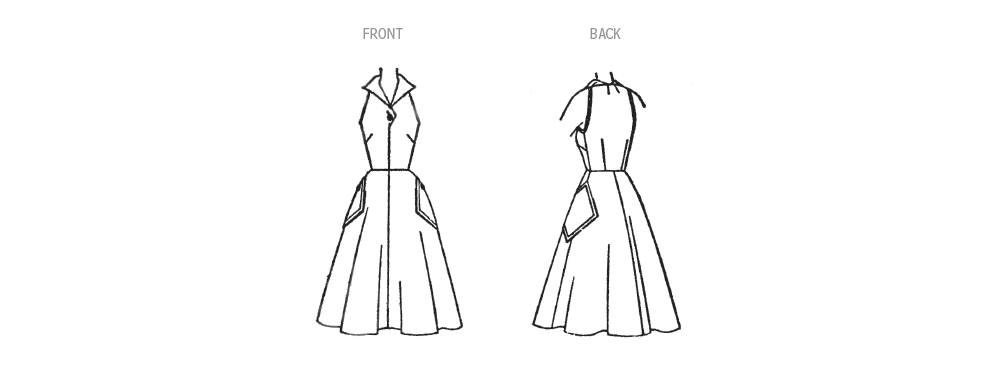 Simplicity Sewing Pattern 9913 Misses' 1950's Dress from Jaycotts Sewing Supplies