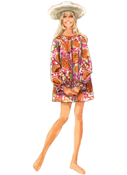 Simplicity Sewing Pattern 9914 for 1960's Beach Cover-Up and Robe from Jaycotts Sewing Supplies