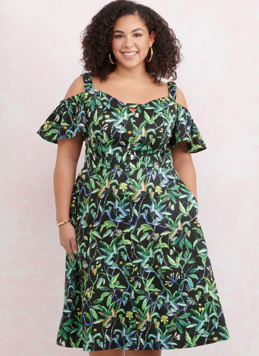 Simplicity Sewing Pattern 9919 Women's Dress with Sleeve and Length Variations from Jaycotts Sewing Supplies
