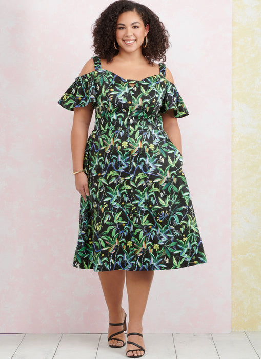 Simplicity Sewing Pattern 9919 Women's Dress with Sleeve and Length Variations from Jaycotts Sewing Supplies