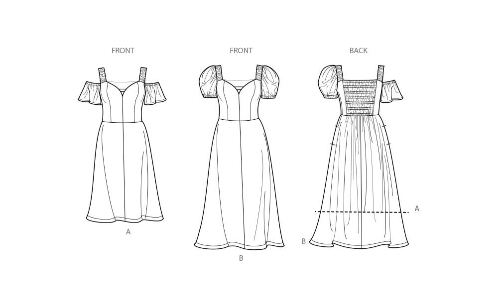 Simplicity Sewing Pattern 9919 Women's Dress with Sleeve and Length Variations from Jaycotts Sewing Supplies