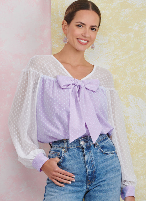 Simplicity Sewing Pattern 9921 Misses' Top with Sleeve Variations from Jaycotts Sewing Supplies