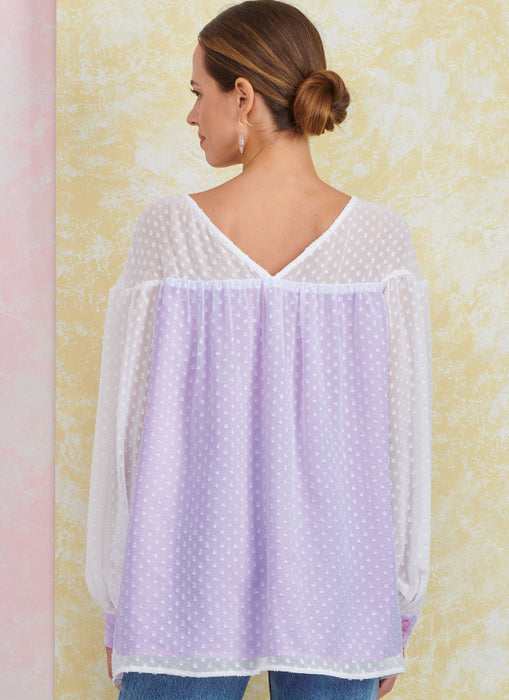 Simplicity Sewing Pattern 9921 Misses' Top with Sleeve Variations from Jaycotts Sewing Supplies