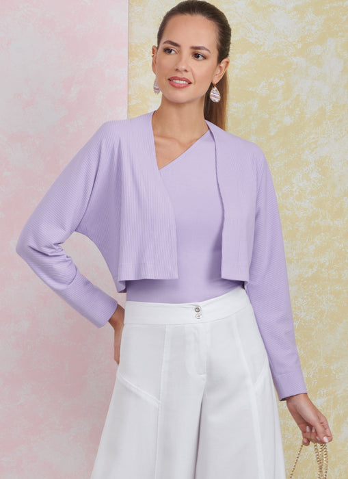 Simplicity Sewing Pattern 9925 Misses' Pants, Knit Shrug and Top from Jaycotts Sewing Supplies