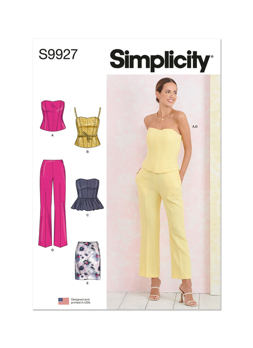 Simplicity Sewing Pattern 9927 Misses' Corsets, Pants and Skirt from Jaycotts Sewing Supplies