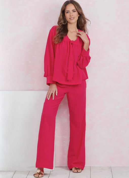 Simplicity Sewing Pattern 9928 Misses' Lounge Tops, Pants and Shorts from Jaycotts Sewing Supplies