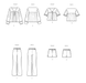 Simplicity Sewing Pattern 9928 Misses' Lounge Tops, Pants and Shorts from Jaycotts Sewing Supplies