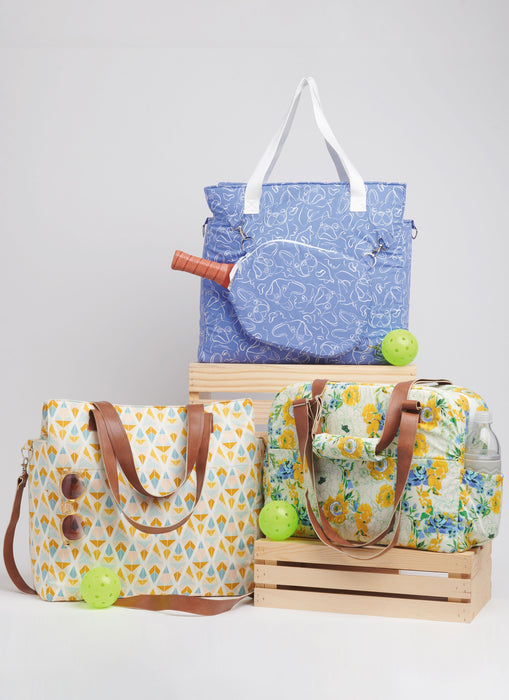 Simplicity Sewing Pattern 9935 Totes and Pickleball Paddle Cover from Jaycotts Sewing Supplies