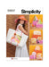Simplicity Sewing Pattern 9937 Hat, Tote Bag and Zipper Cases from Jaycotts Sewing Supplies