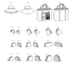 Simplicity Sewing Pattern 9937 Hat, Tote Bag and Zipper Cases from Jaycotts Sewing Supplies