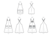 Simplicity Sewing Pattern 9938 Misses' Pullover Aprons from Jaycotts Sewing Supplies