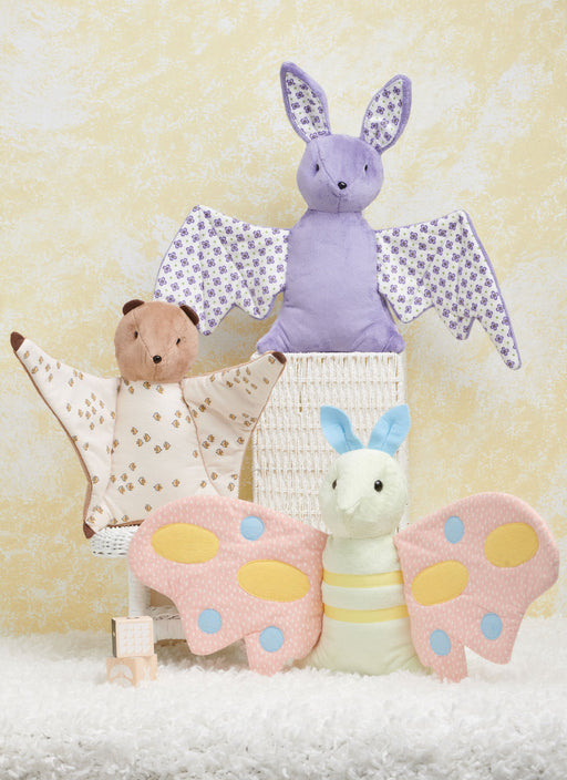 Simplicity Sewing Pattern 9940 Plush Bat, Moth and Flying Squirrel from Jaycotts Sewing Supplies