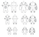 Simplicity Sewing Pattern 9941 Plush Bears and Bunnies in Three Sizes from Jaycotts Sewing Supplies