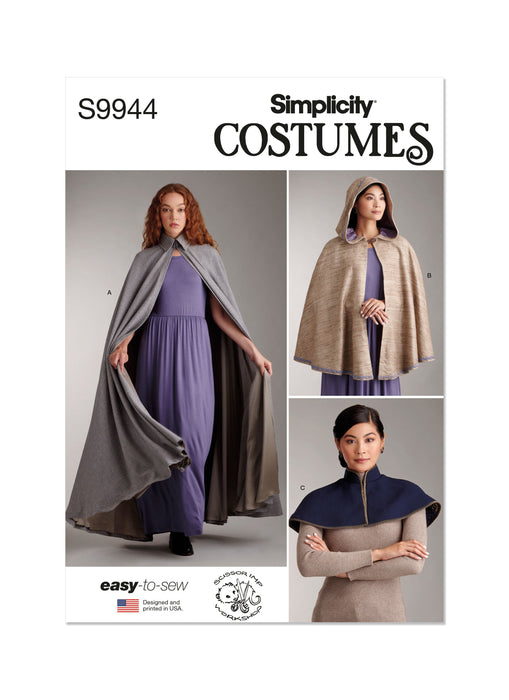 Simplicity Pattern 9944 Misses' Capelet and Cape from Jaycotts Sewing Supplies