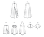 Simplicity Pattern 9944 Misses' Capelet and Cape from Jaycotts Sewing Supplies