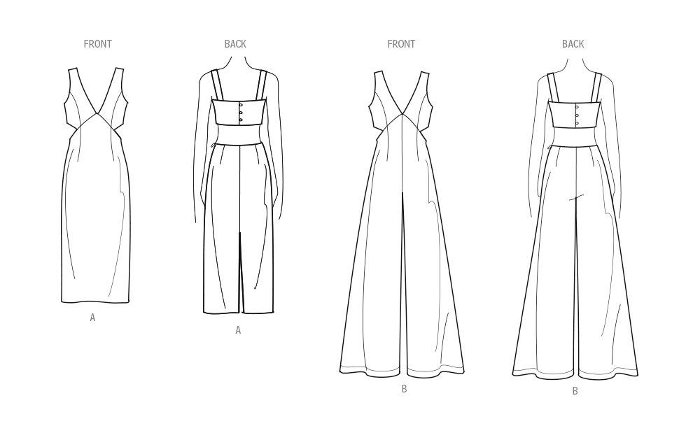 Simplicity Sewing Pattern 9945 Dress and Jumpsuit by Mimi G Style from Jaycotts Sewing Supplies