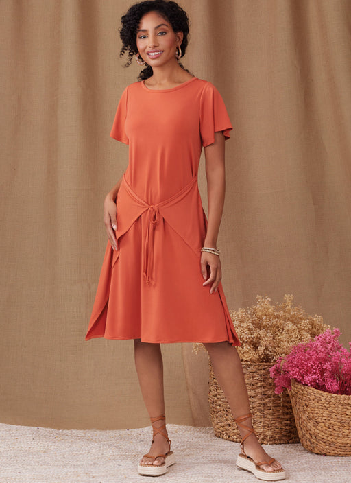Simplicity Sewing Pattern 9947 easy to sew Knit Dress from Jaycotts Sewing Supplies
