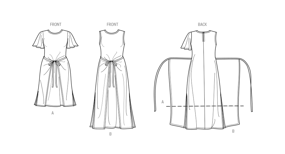 Simplicity Sewing Pattern 9948 Women's Easy to Sew Knit Dress from Jaycotts Sewing Supplies