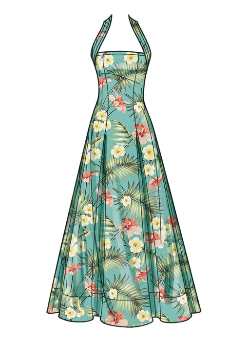Simplicity Sewing Pattern 9949 Flared Halter Neck Dress from Jaycotts Sewing Supplies