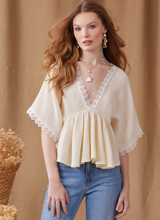 Simplicity Sewing Pattern 9951 Flowy Tops from Jaycotts Sewing Supplies