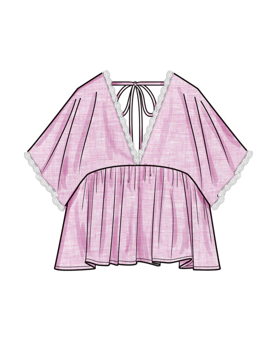 Simplicity Sewing Pattern 9951 Flowy Tops from Jaycotts Sewing Supplies