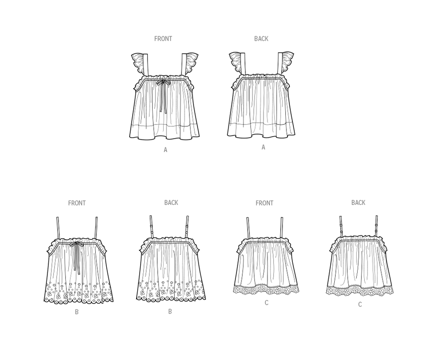 Simplicity Sewing Pattern 9953 Tops from Jaycotts Sewing Supplies